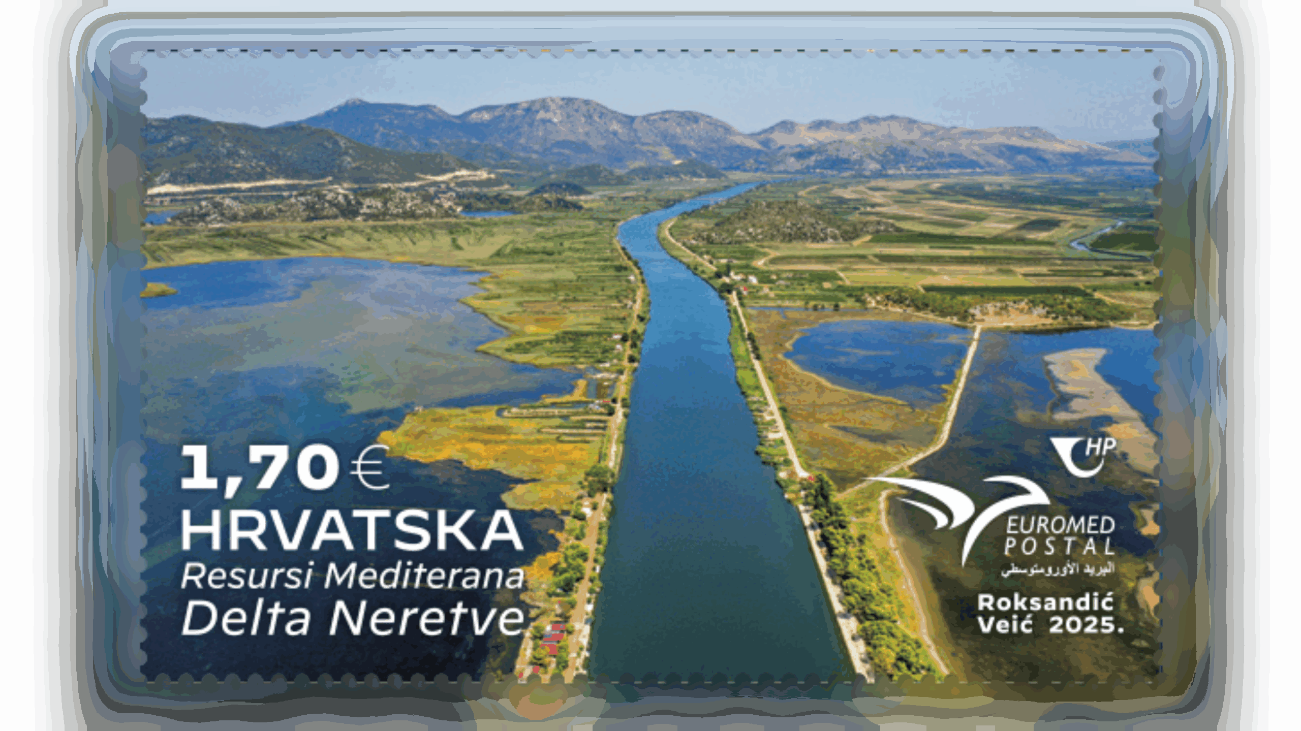 Delta Rijeke Delta rijeke Neretve na novoj prigodnoj marki Hrvatske pošte - Klik Medija